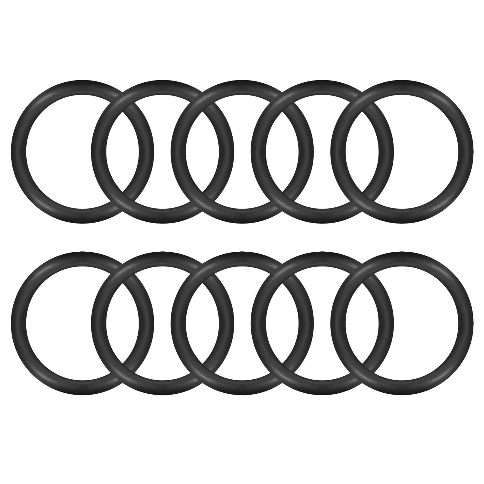 Nitrile Rubber O-Rings 66mm OD 59mm ID 3.5mm Width,Metric Sealing Washer Round O-Ring,Gasket O Rings Seal Grommets,Black,10 Pcs