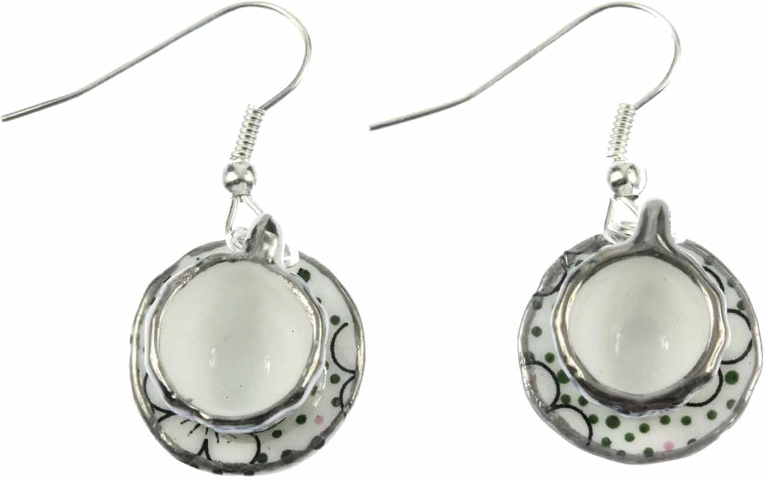 Mugs Earrings Teacup Coffee Cup Tea Pot Miniblings Porcelain Ceramic