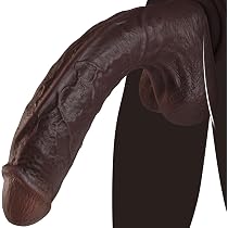 Amazon.com: 12 Inch Huge Thick Big Black Dildo - Giant Real Skin ...