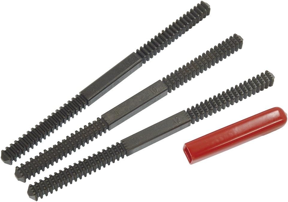 WEO Double Ended Thread File Set 3 Piece from Lang for SAE & Metric Threads AE2573