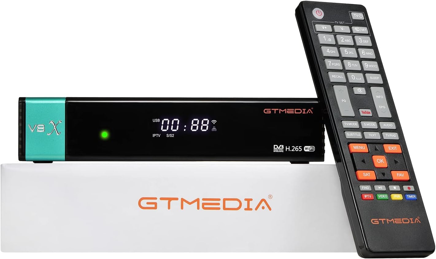 GTmedia V8X Update from GTMEDIA V8 NOVA DVB-S/S2/S2X SCART Built in Wifi CA Slot Satellite Receiver