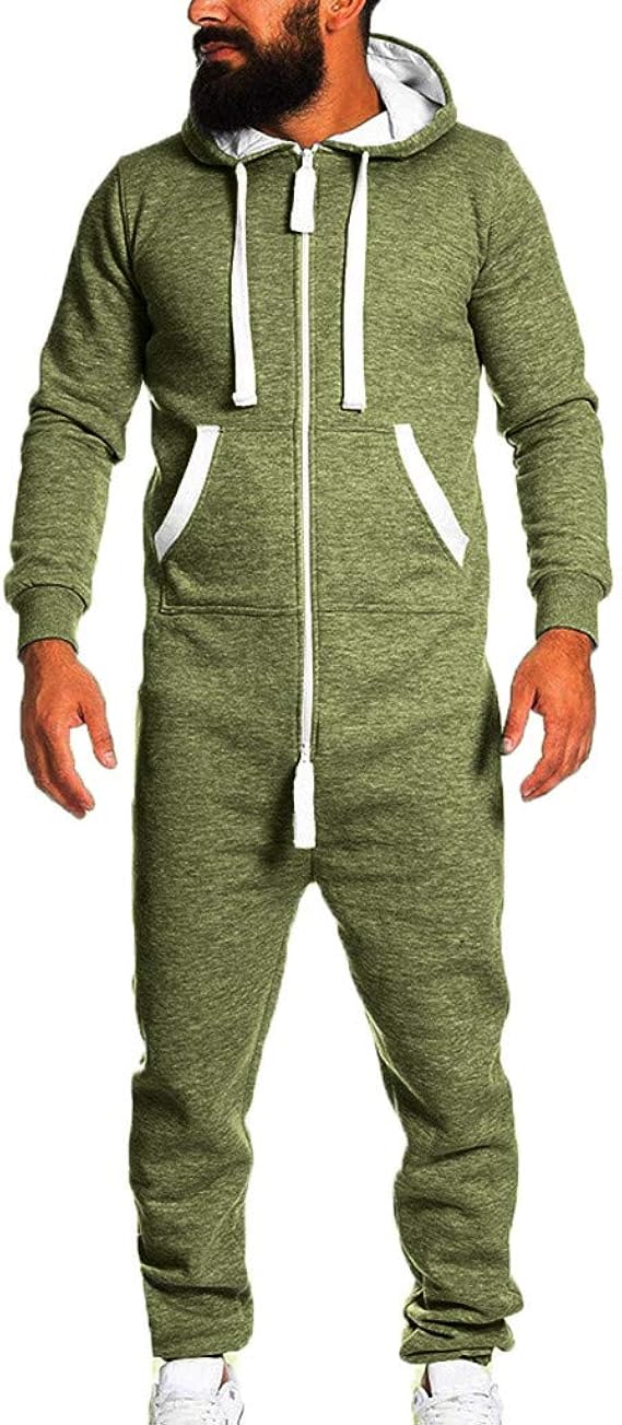 mens all in one jumpsuit
