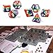 Rainbow Dice, Polyhedral DND Dice Sets for Dungeons and Dragons Role Playing Game Including Soft Dice Pouch (Rainbow Opaque)