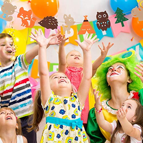 3 Chuangdi+Woodland+Creatures+Birthday+Supplies