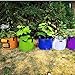 PhysCool 5 Color (5-10 Gallon Set) Premium Felt Plant Grow Bags, Super Strong Fabric with Handles & Observation Window Breathable Smart Garden Planterthumb 3