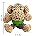 oneisall Dog Durable Squeaky Plush Toy Pet Training Biting Squeak Chew Toys,for Boredom Small and Medium Dogs