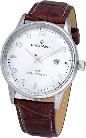 Radiant Reloj Analógico para Hombre de Cuarzo con Correa en Cuero RA434602