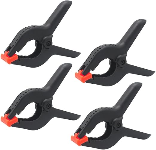 5 Pinces à Ressort En Nylon 6 Pouces (15 Cm) - Coussinets Pivotants, Ressort épaissi - Pour Bois, Bricolage, Photo