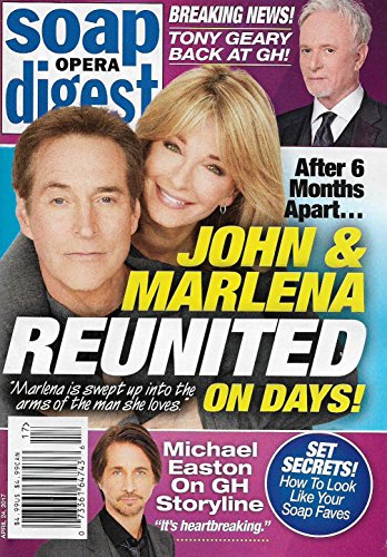 Drake Hogestyn & Deidre Hall (Days of Our Lives) l Anthony Geary l Michael Easton - April 24, 2017 Soap Opera Digest