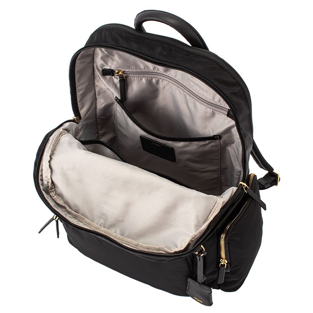 Mua Tumi Voyageur Carson Backpack 0196300D / 109963-1041 VOYAGEUR Carson Backpack Black/Gold Rucksack Ladies' Bag Daily [Parallel Import Goods] trên Amazon Nhật chính hãng 2026