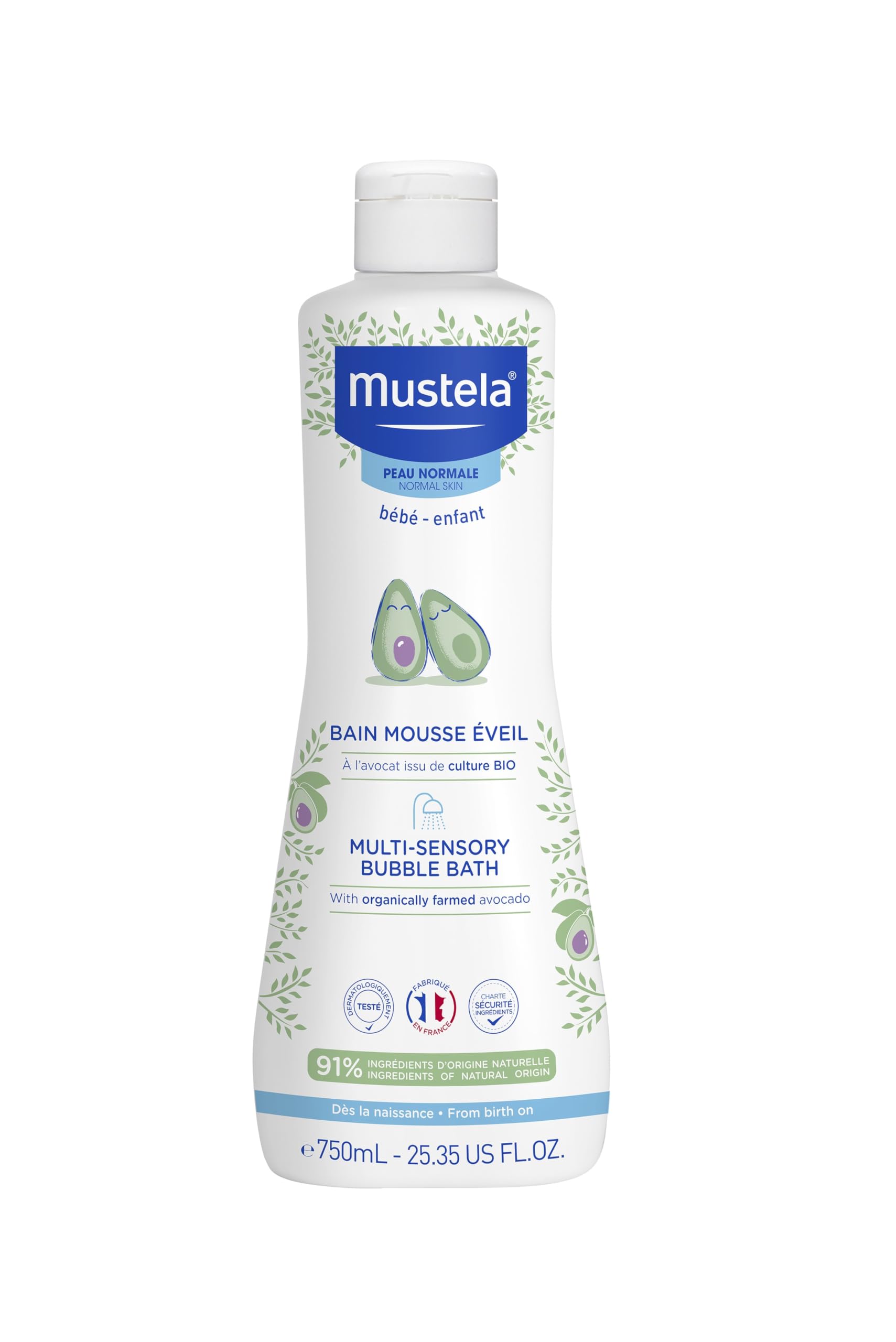 Mustela PN BAIN MOUSSE EVEIL 750 ML/PN TONISCH BADSCHUIM 750 ML — image 1