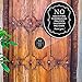 No Soliciting Sign Stickers for Home and Business, Vinyl Decals, UV Protected & Waterproof, 4 X 3.5 Inch - 4 Labels