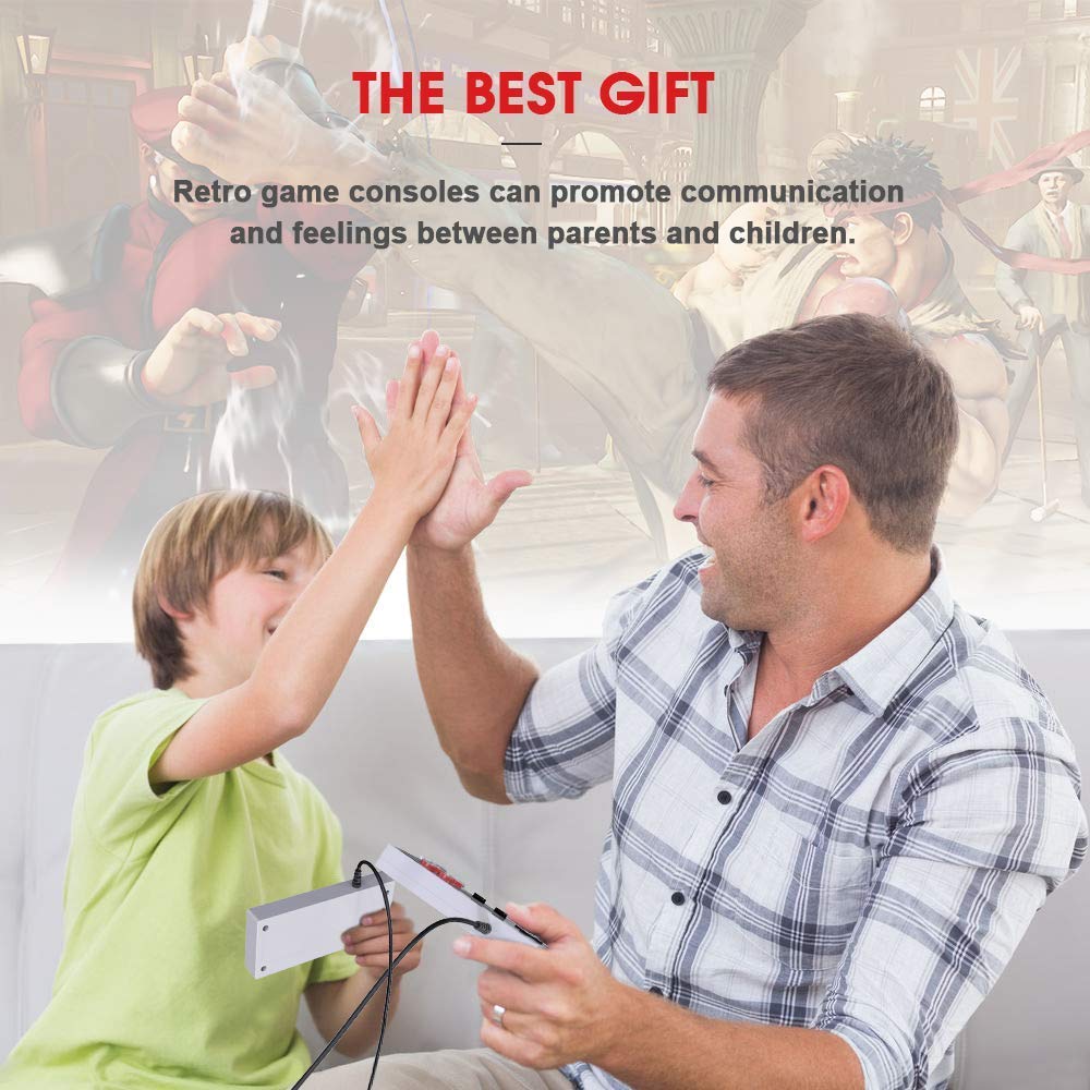 Classic Retro Family Game Console - with 620 Games ，Consoles Video Games, Built in 600 Video Games Consoles, (AV Out Cable), Children Gift，Bring You Happy Childhood Memories: Video Games