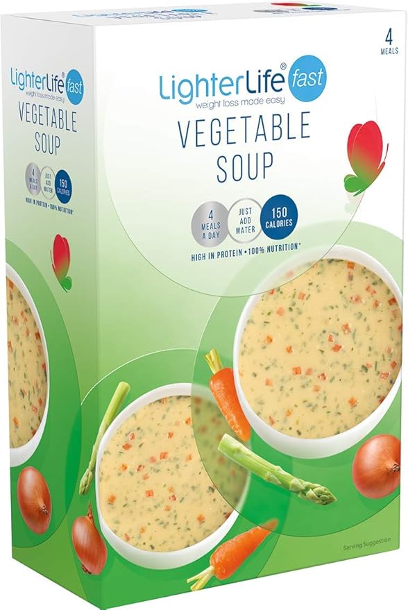 LighterLife Fast Vegetable Soup, Weight Loss Powder Meal Replacement