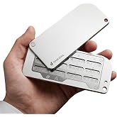 Seed Phrase Storage, Pocket Crypto Seed Phrase Storage Metal Plate (Orange 1 Pack)