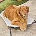 Coolaroo Original Elevated Dog Bed - Breathable Off-The-Ground Pet Bed with Cooling Fabric, Joint Relief & Moisture-Resistant Fabric, 100% Recyclable, Easy Clean, Gray, Extra Large