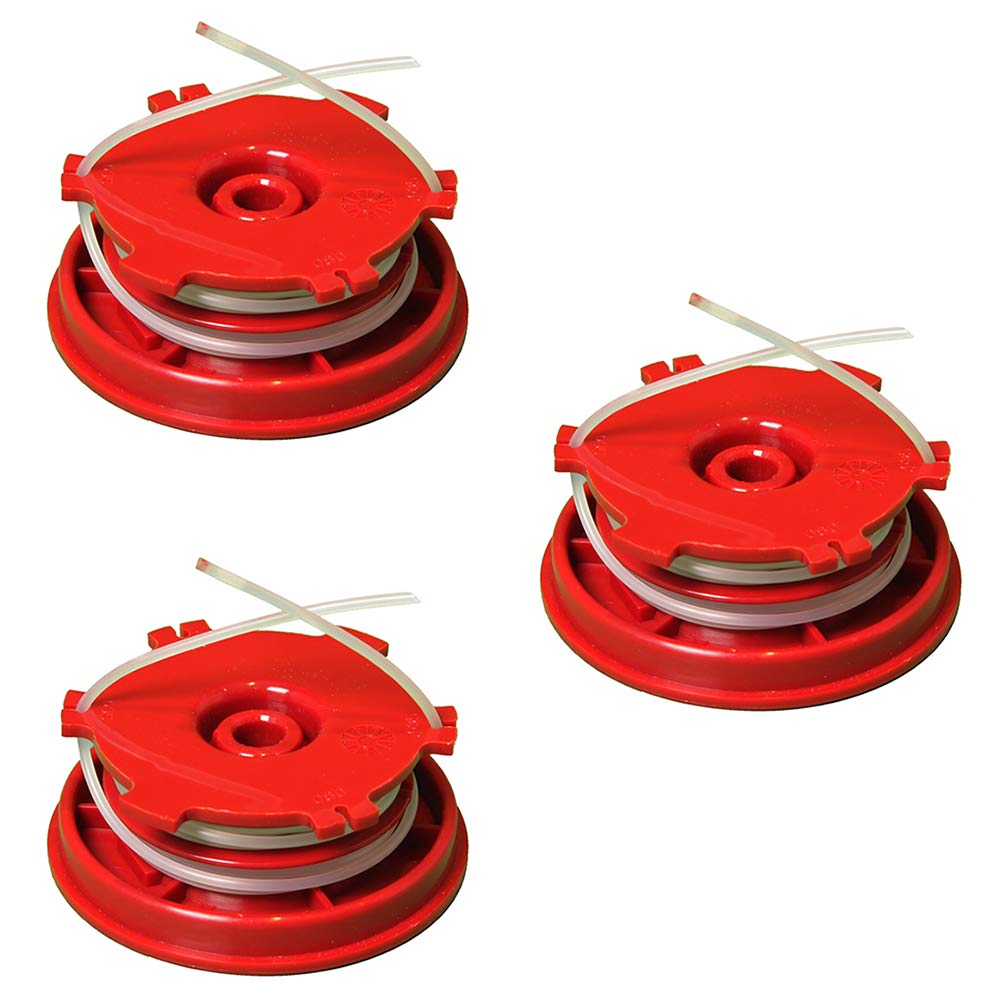 IKRA 73500400-3 Spools (DA-F12) Set of 3 Thread Spools for Brush Cutters