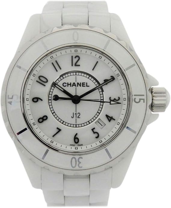 Amazon シャネル Chanel J12 レディースウォッチ Ref ｈ0968 クオーツ 電池式 ホワイト 白文字盤 レディース 中古 レディース腕時計 腕時計 通販
