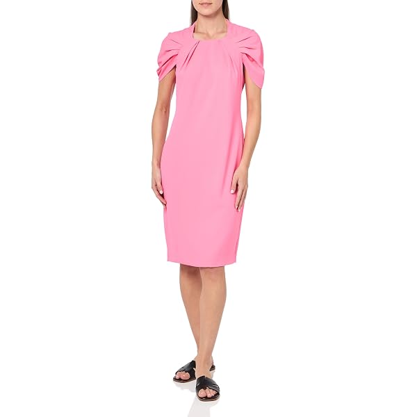 asymmetric mini dress Analeigh Asymmetric Satin Dress main image 1