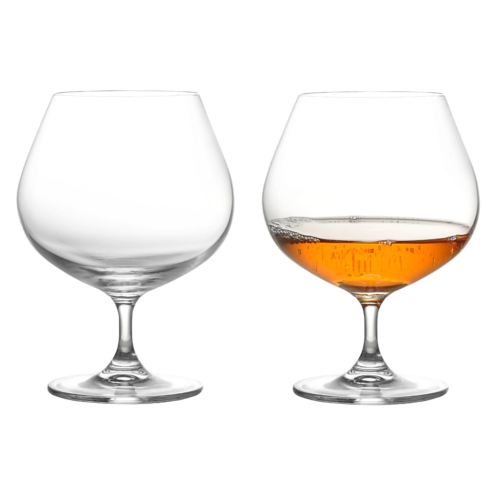 Photo 1 of GLASKEY 22oz Large Brandy Snifter Glasses Set of 2,Crystal Cognac Glasses for Cognac,Brandy,Whiskey,Dishwasher Safe,Perfect for Home,Restaurants and Party