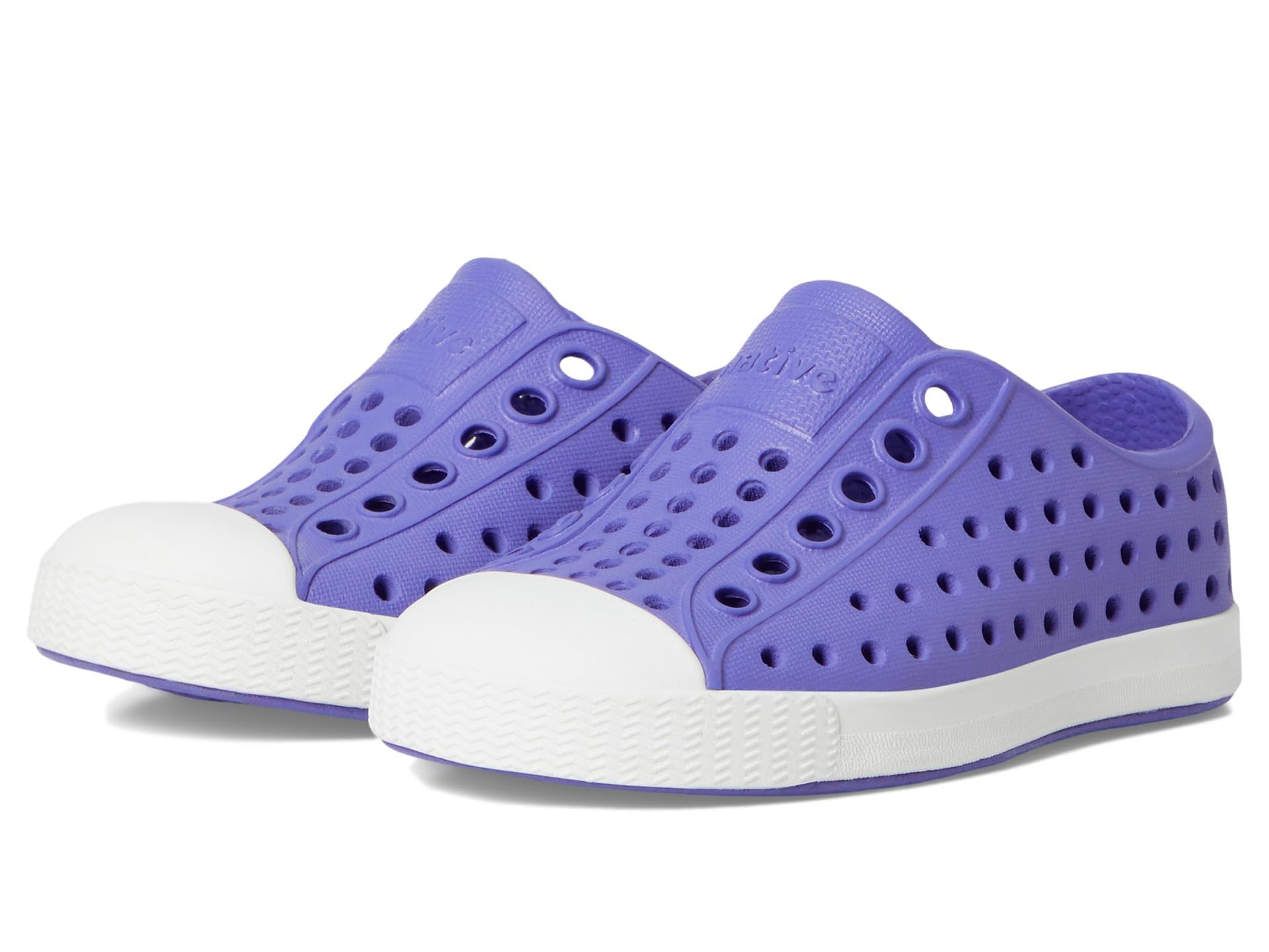 Native Shoes Unisex-Kids Jefferson Sneakers, Punk Purple/Shell White, 9 Toddler Image