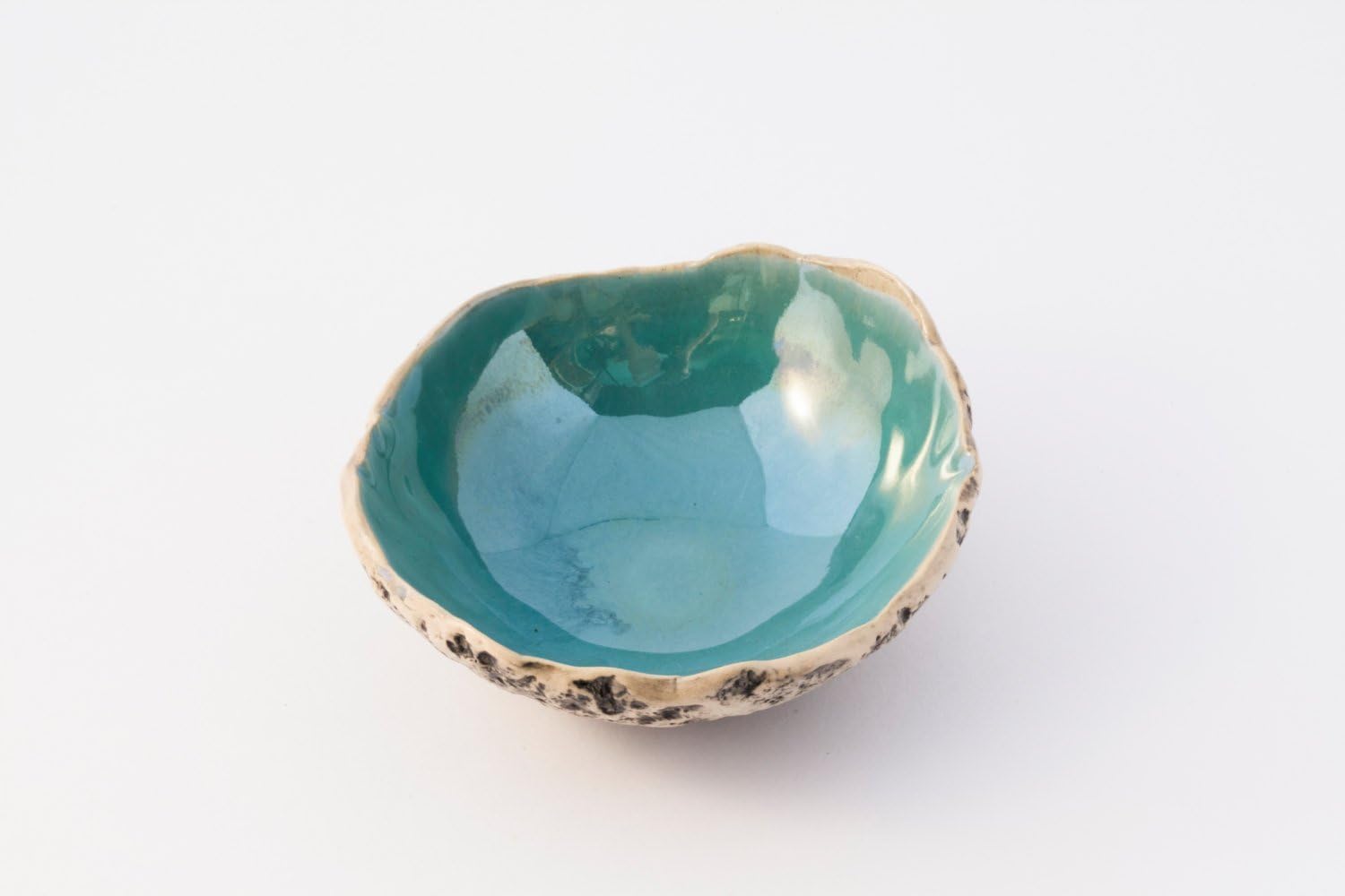 Stunning BERMUDA TURQUOISE handmade ceramic tapas bowl, snack bowl, cookies bowl, Ice Cream bowl, Serving bowl, Christmas gift, birthday gift. 7 natural color glaze variations to choose from.