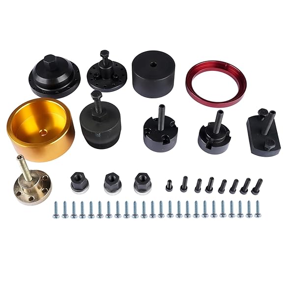 ENOCOS CRANKSHAFT SEAL REMOVAL KIT COMPATIBLE WITH B-M-W N40 N42 N45 N45T N46 N46T N52 N53 N54 N55 ENGINE, PART# 119181 CRANKSHAFT FRONT AND REAR OIL SEAL REMOVER AND INSTALLER KIT