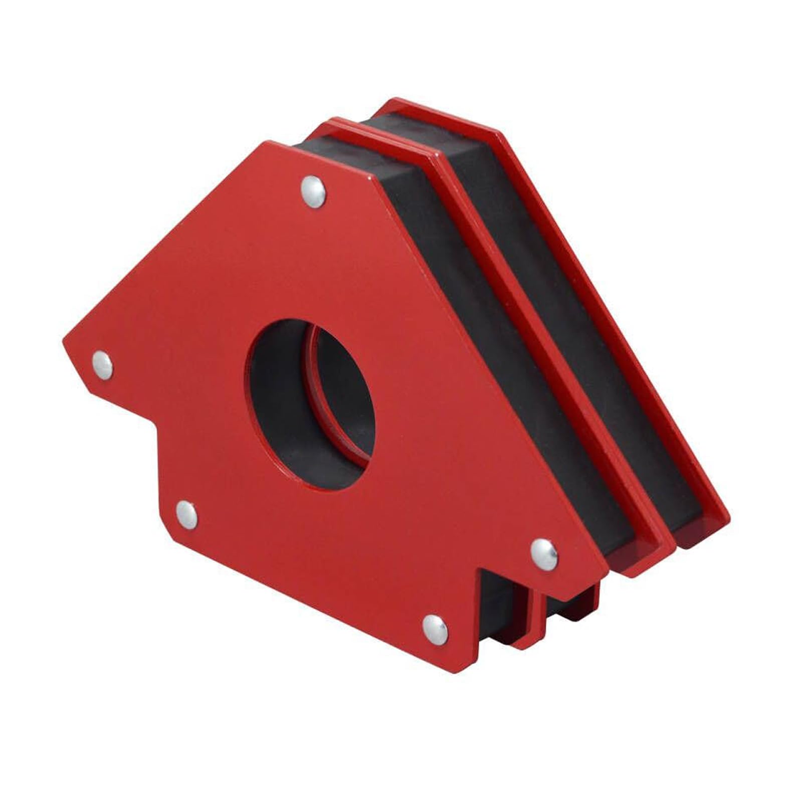 RIVERWELD 5" 75LB Welding Magnets and Clamps Magnetic Welding Holder, Arc Welding Electrode Holders Positioner, 45, 90, 135 Degree Angle Magnet Metal Workshop Welder Welding Accessories 2pcs