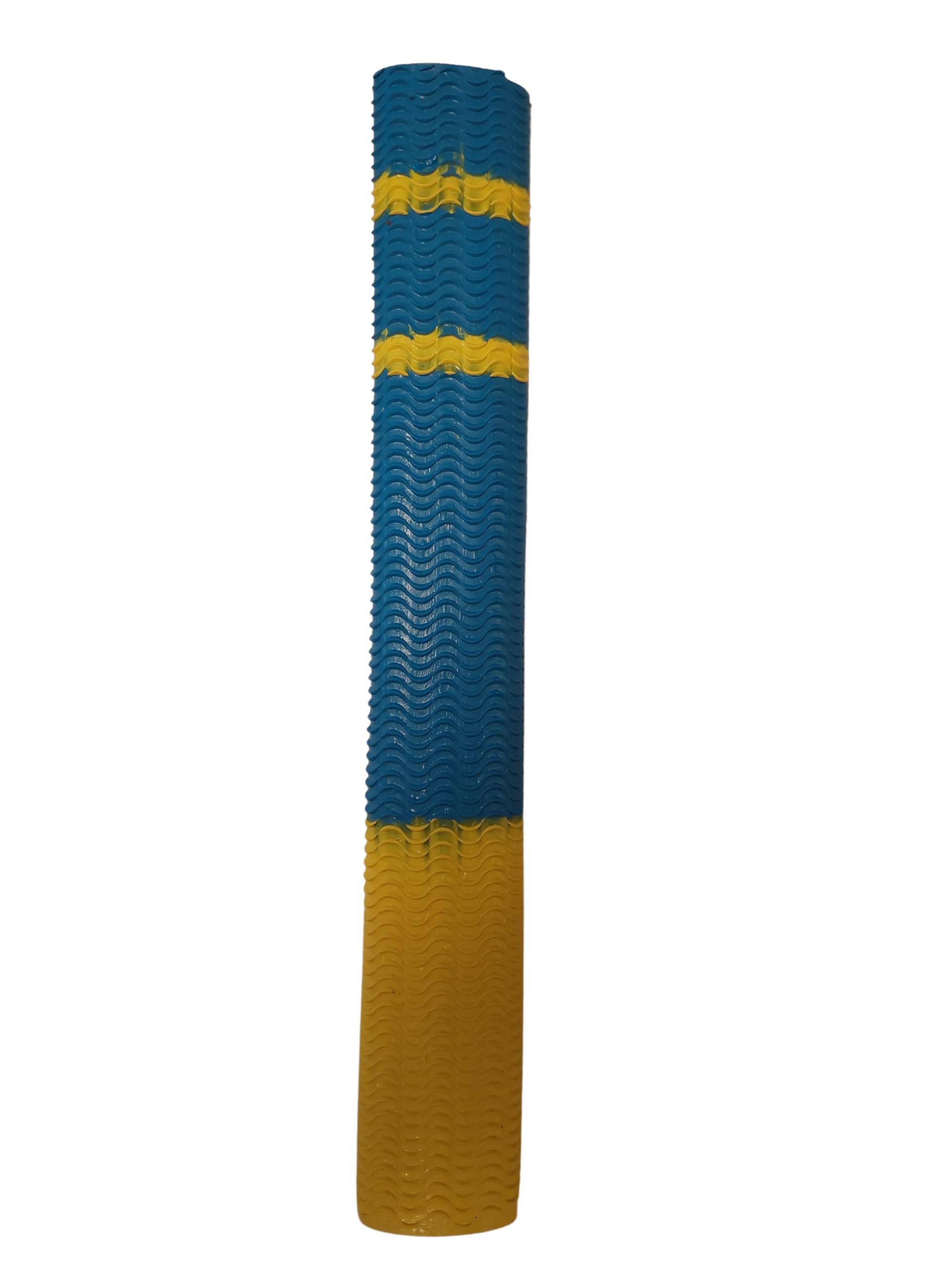 Hunts County Aqua Bat Grip Blue/Yellow