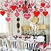 KatchOn, Red Hearts Valentines Hanging Decorations - Pack of 30, No DIY | Valentines Decorations Indoor, Hanging Hearts Decorations | Hanging Valentines Decorations | Valentines Decor