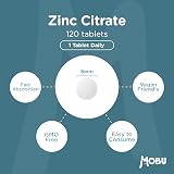 MOBU Zinc 100mg 120 Tablets | Immune & Fertility Support | Vegan UK Made view 5