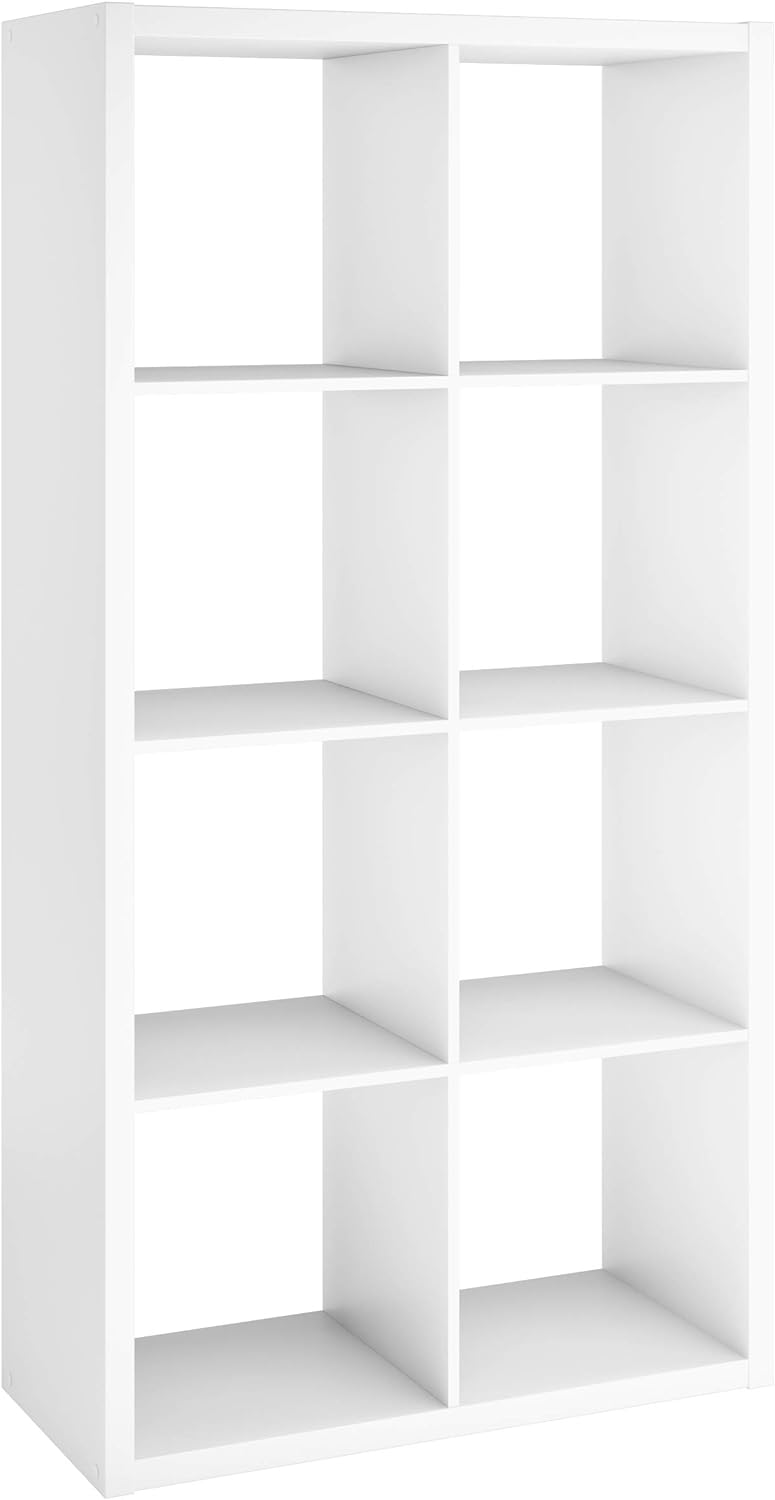 Closetmaid White Cube Shoe Organizer Cube Storage Shoe Shelves ClosetMaid  8506 25-Cube Organizer, White