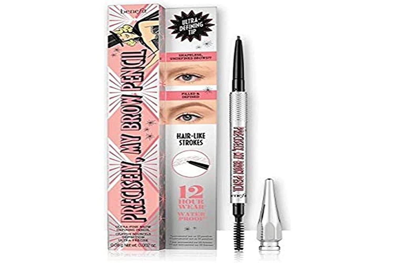 Benefit Precisely My Brow Pencil Neutral Deep Eyebrow Pencil, Shadow 4.5, Pack of 1