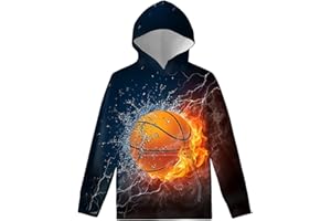 Biyejit Boys Girls Fleece Hoodies Plush Pullover Hoodie Casual Hooded Sweatshirts with Pocket for Age 6-16 Kids