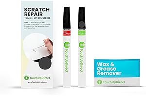 TouchUpDirect KAD Gun Metallic Compatible with Nissan Exact Match Scratch Repair Touch Up Paint - Brush Kit