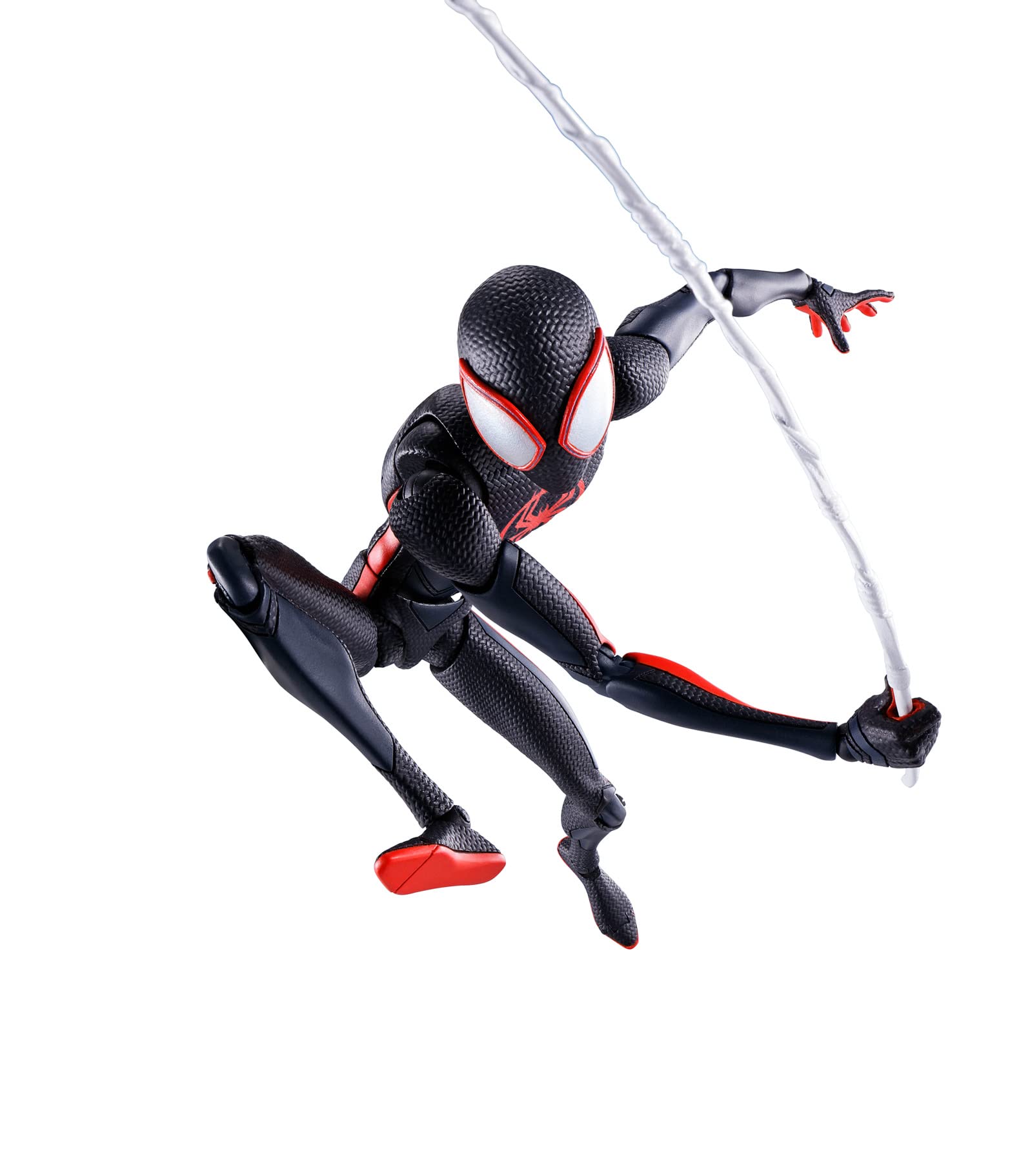 TAMASHII NATIONS S.H.フィギュアーツ スパイダーマン:アクロス・ザ・スパイダーバース スパイダーマン(マイルス・モラレス) 約155mm ABS&PVC製 塗装済み可動フィギュア BAS63989 の商品画像