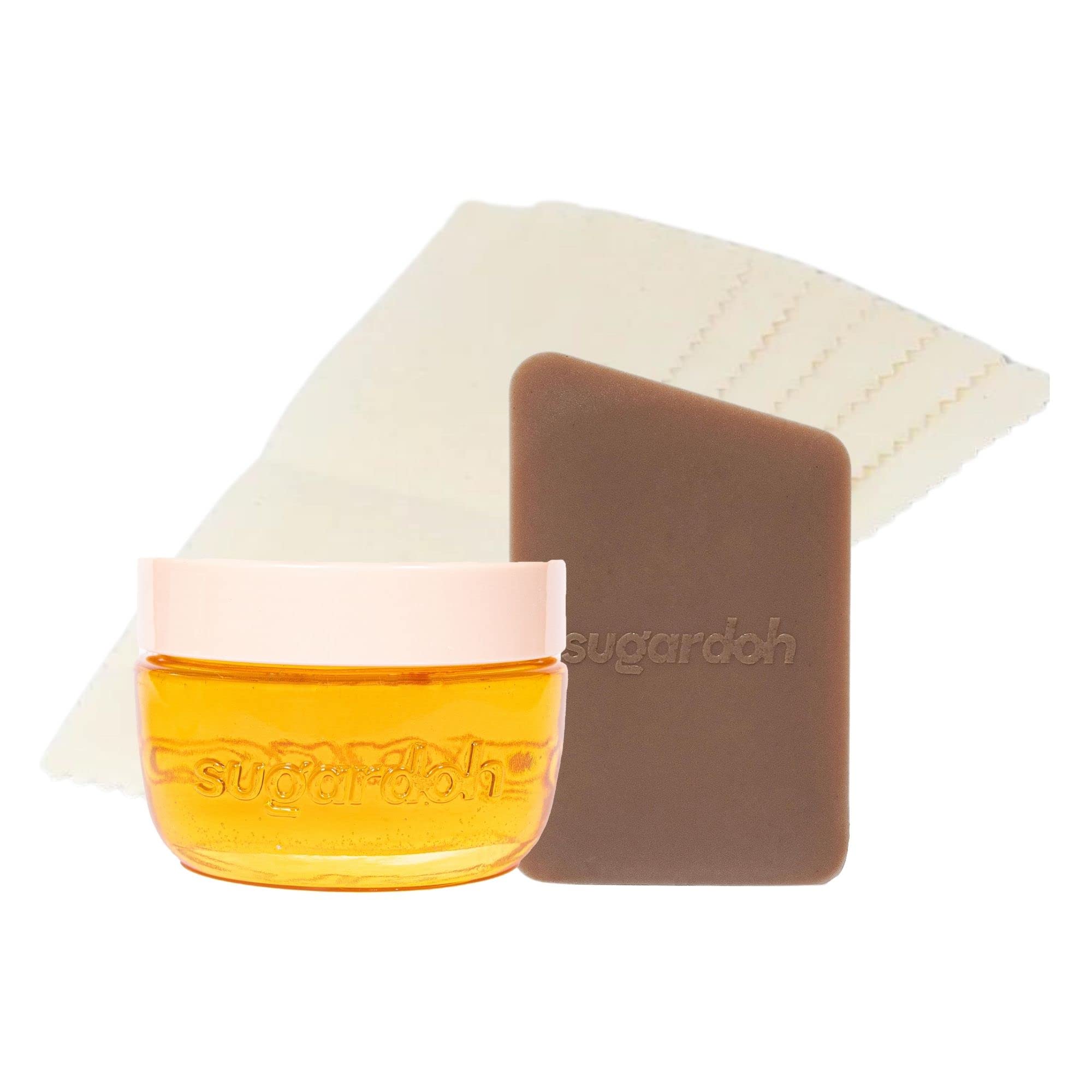 SUGARDOH Sugar Waxing Kit for Women As Seen On Shark Tank (Mini Kit Firm) Face, Arms, & Legs, Sugar Wax Hair Removal- Sugaring Tiktok Viral Products- Bikini Wax Kit for Women - Sugaring Kit