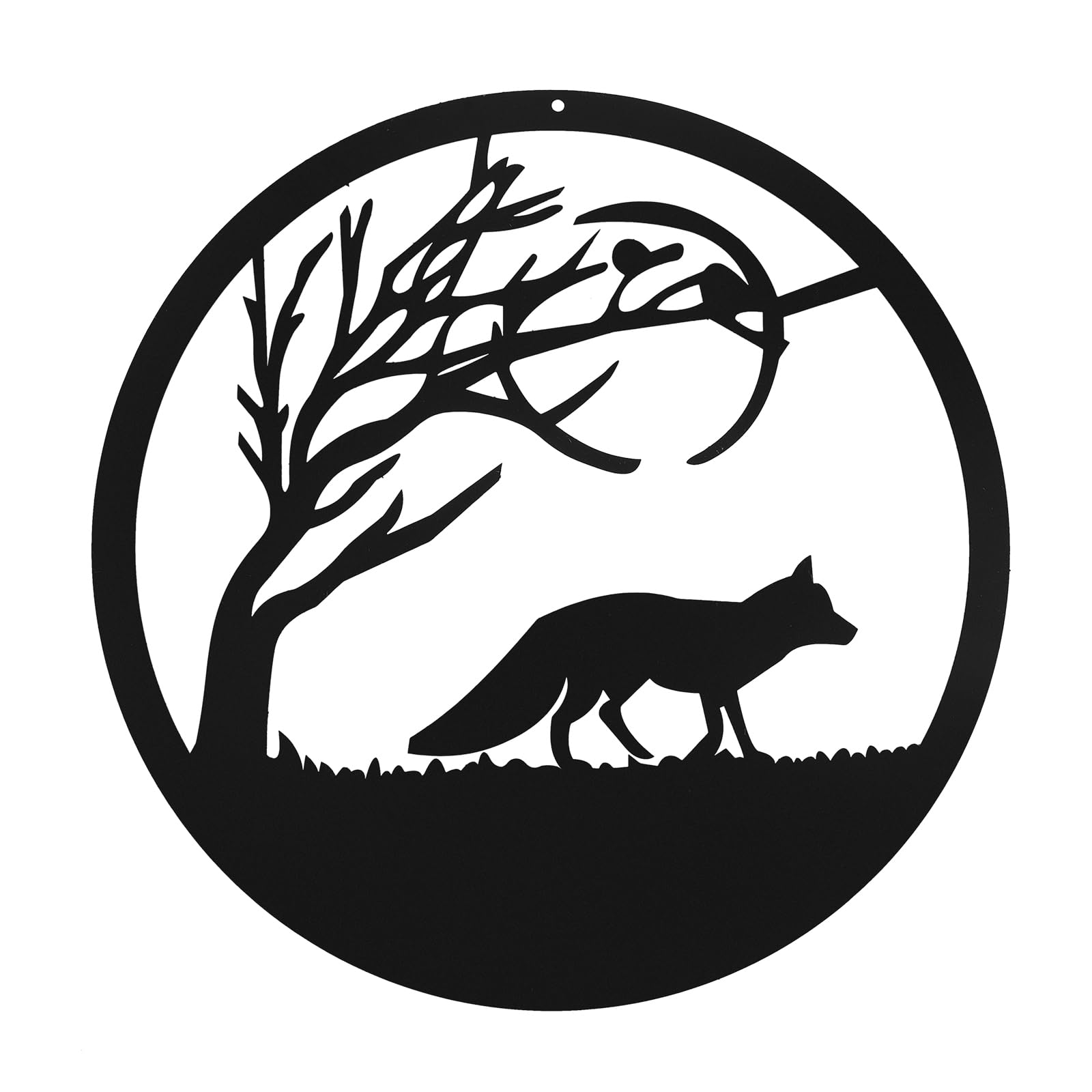 Amosfun Wall Art Decoration, Hollow- Wall Art, Animal Wall Hanging Ornament for Living Room Bedroom (30cm)