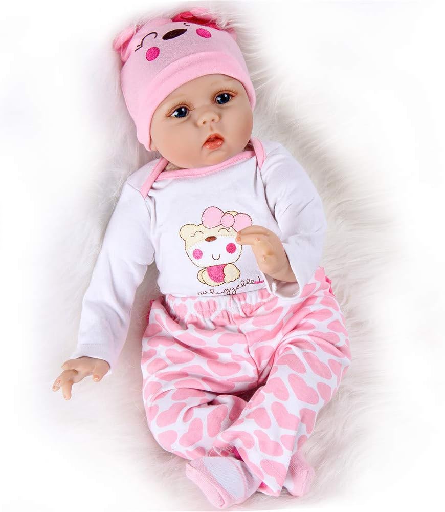 ZIYIUI Reborn Baby Dolls Girls 19 Inches Reborn Doll Handmade Washable Reborn Babies Soft Vinyl Body with Anatomically Correct - Image 4