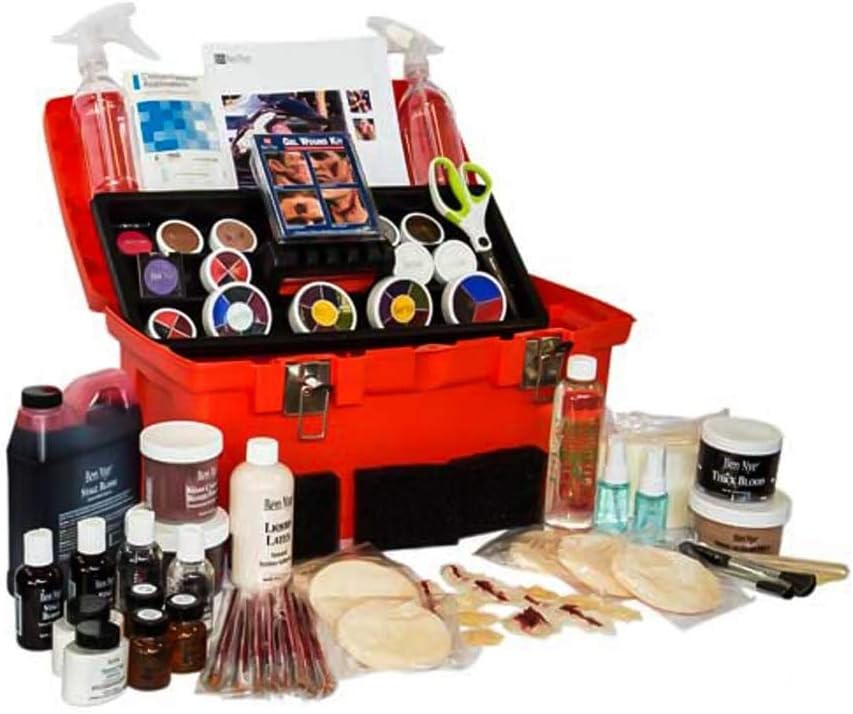 BEN NYE Casualty MakeUp Kit, HALLOWEEN Make Up, Special FX Make up KIT
