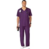 WINK WonderWORK Men's Cargo Scrub Pant, Stretch | Cargo Scrub Pant, Motion Stretch Fabric, Secure Waistband Design