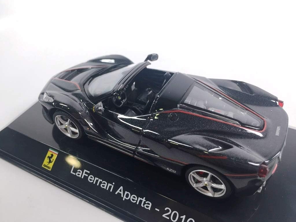 OPO 10 - Car 1/43 Compatible with FERRARI LaFerrari Aperta 2016 (SC1), Black, Medium - Image 3
