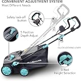 Bluemars 2000W Lawn Scarifier and Aerator 40cm 55L Fold Handle 10m Cable view 5