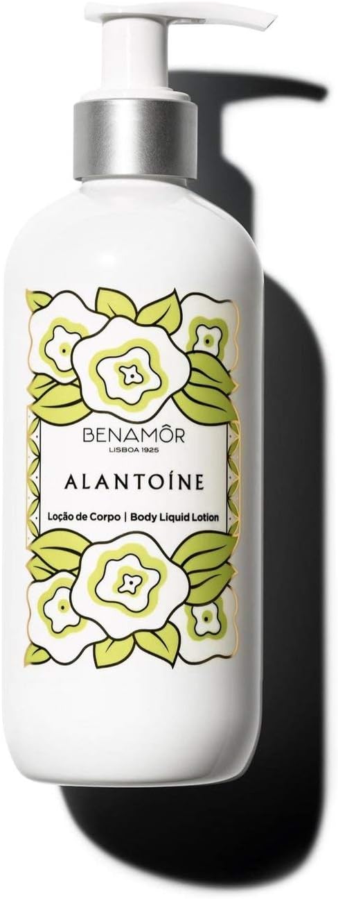 Benamôr - Alantoíne Body Liquid Lotion - Natural Moisturising Body Lotion with Allantoin, Castor Oil and Organic Lemon Extract - Paraben Free - 300 ml Pump Bottle