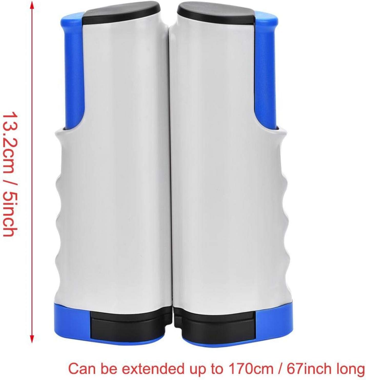 Vbest life Ping Pong Nets-Retractable Table Tennis Net and Post-Ping Pong Replacement Table Net(White+Blue) : Sports & Outdoors