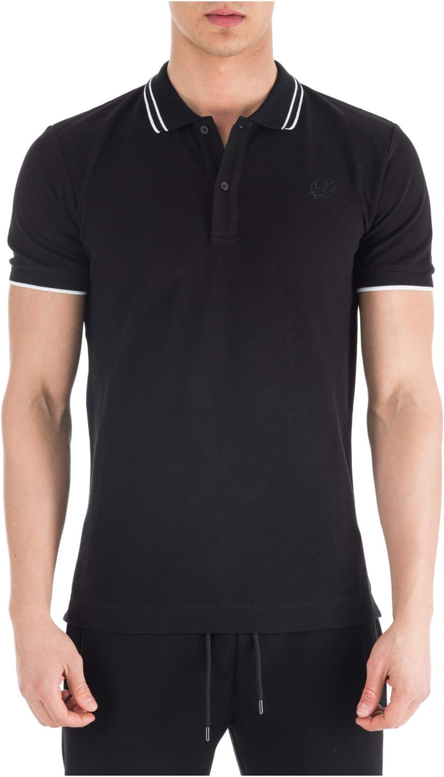 McQ Alexander McQueen Men Polo Shirts Swallow Nero