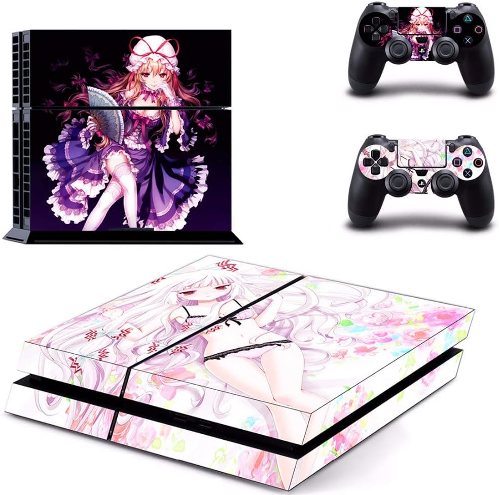 Homie Store PS4 Pro Skin - Ps4 Skins - Ps4 Slim Sticker - Anime Sex Girl PS4 Designer Skin Game Console System Plus 2 Controller Decal Vinyl Protective Covers Stickers