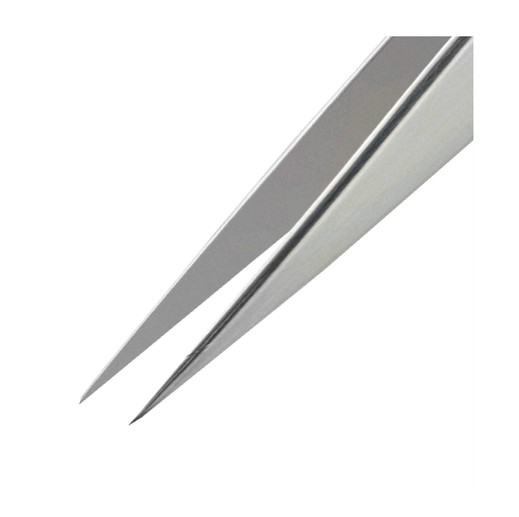 Mr.Gadget's Solutions Stainless Steel Electronic Long Pointed Tweezer Anti-Magnetic Anti-Acid Mobile Phone Repair Tool