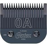 Oster Professional Clipper Blades - Size 0A Blades - Compatible with All Detachable Blade Clippers - Long-Lasting, High-Carbon Steel, Treated for Ultra-Sharp Precision
