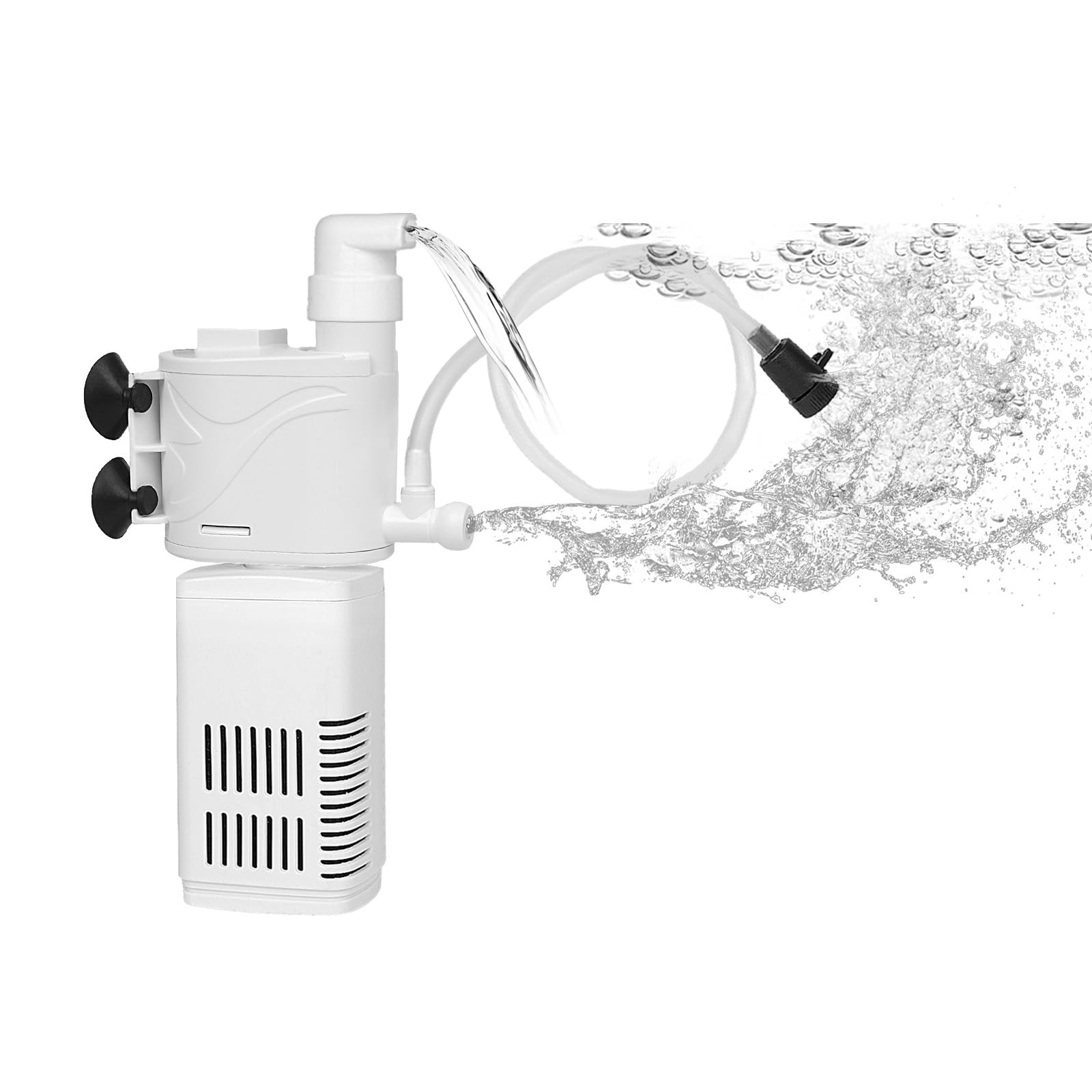 Photo 1 of QiQiWader The Fish Tank Filter is Suitable for 10-40 Gallon Aquariums, Filtering/oxygenating/Water Circulation. Built-in Biochemical Filter Cotton